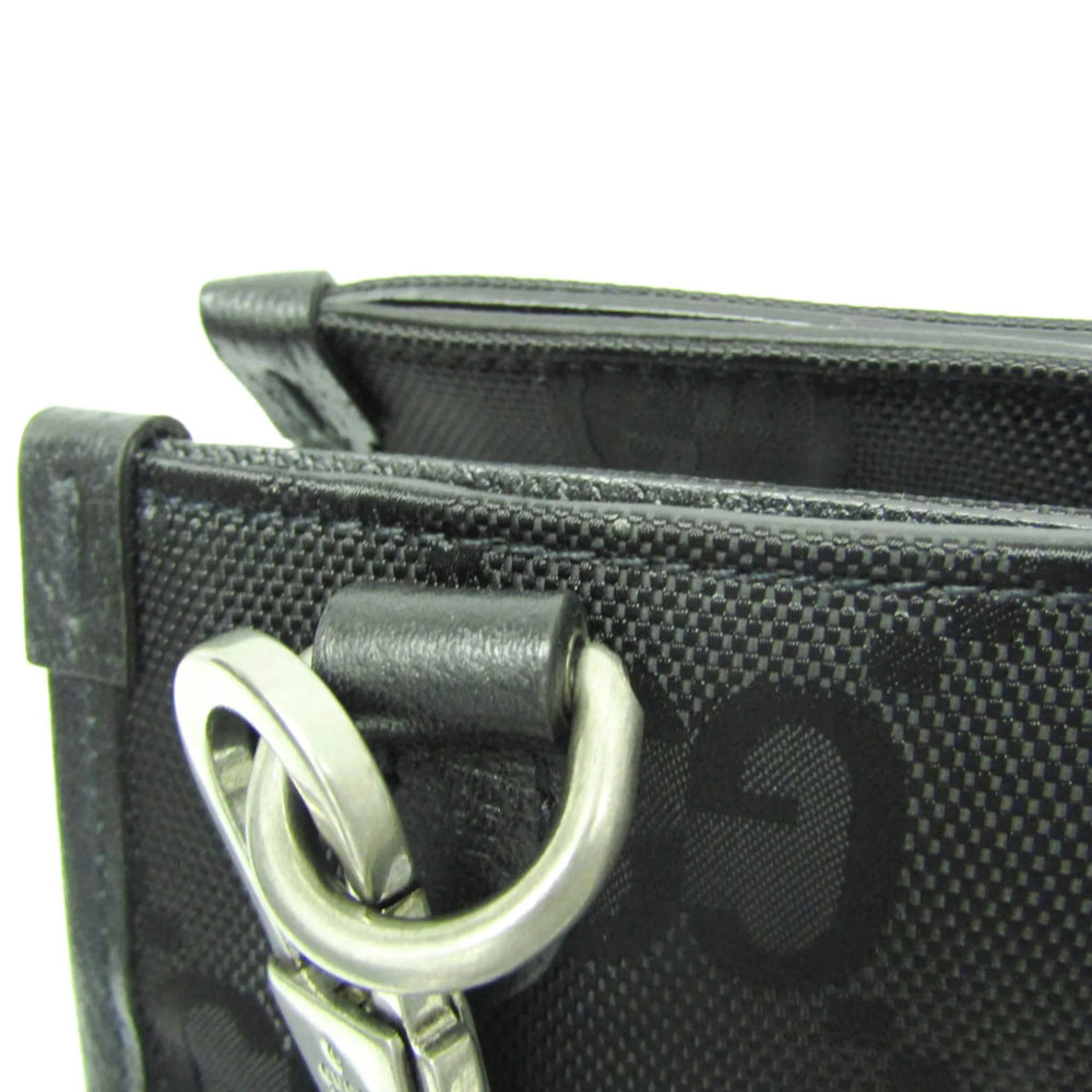 GUCCI Authentic Black Leather Shoulder Bag - Picture 5 of 11